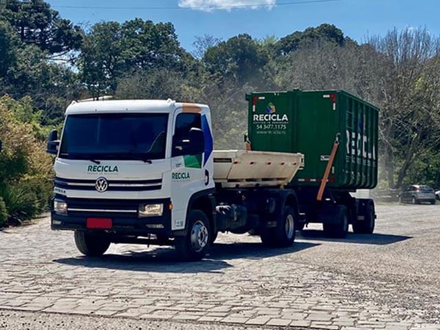 Empresa de coleta e reciclagem Farroupilha e Paraí - RS.