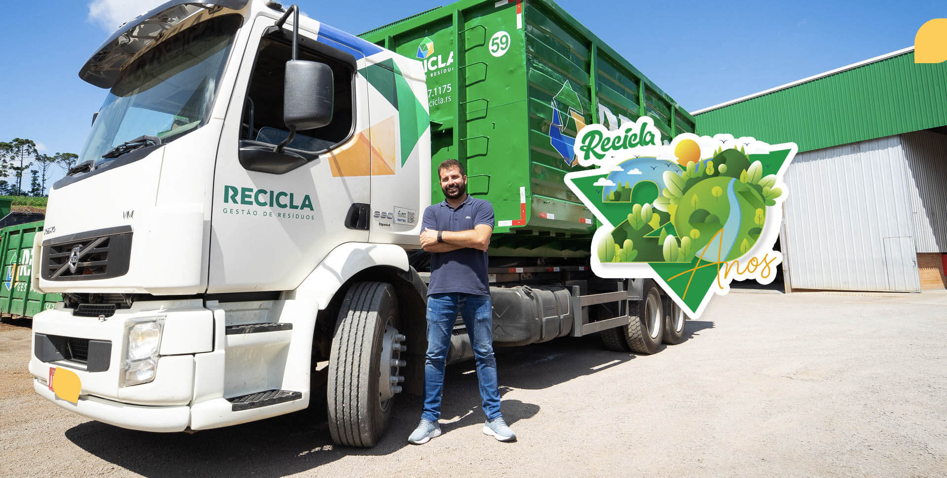 Reciclagem na Serra Gaúcha. Em Paraí e Farroupilha.