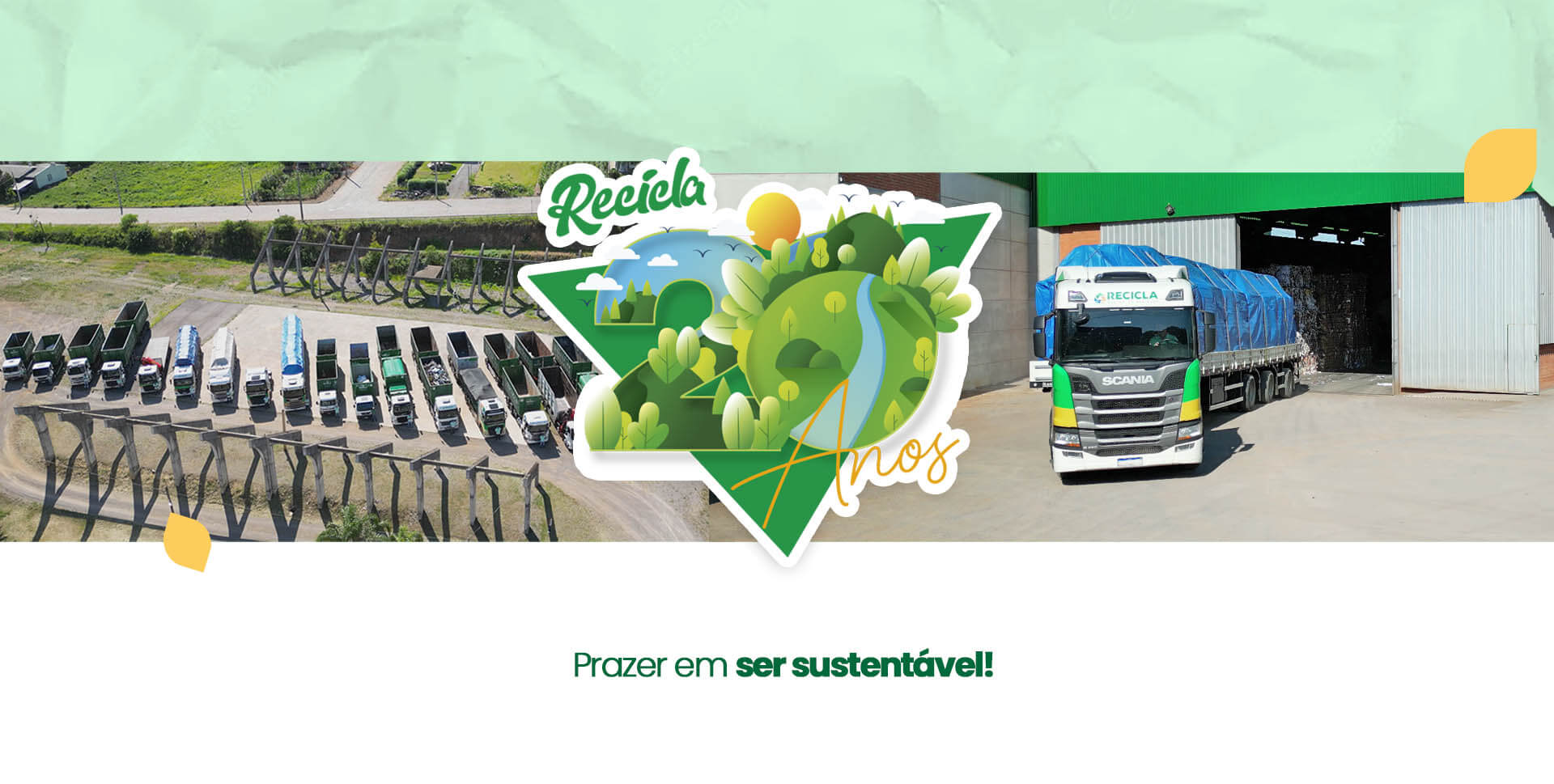 Reciclagem na Serra Gaúcha. Em Paraí e Farroupilha.