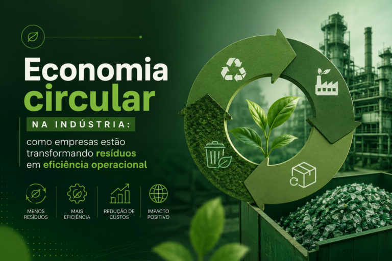 Economia circular na indústria: como empresas estão transformando resíduos em eficiência operacional