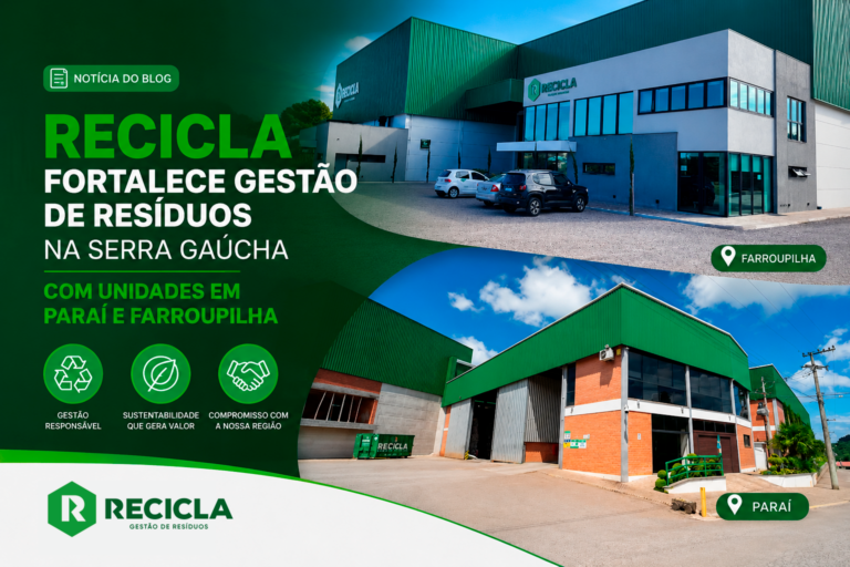 Recicla fortalece gestão de resíduos na Serra Gaúcha com unidades em Paraí e Farroupilha